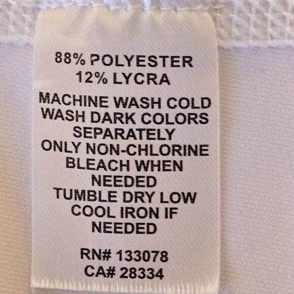 Lucky In Love Womens Multicolor Fringe Athletic Tennis Skort Medium - Picture 5 of 8